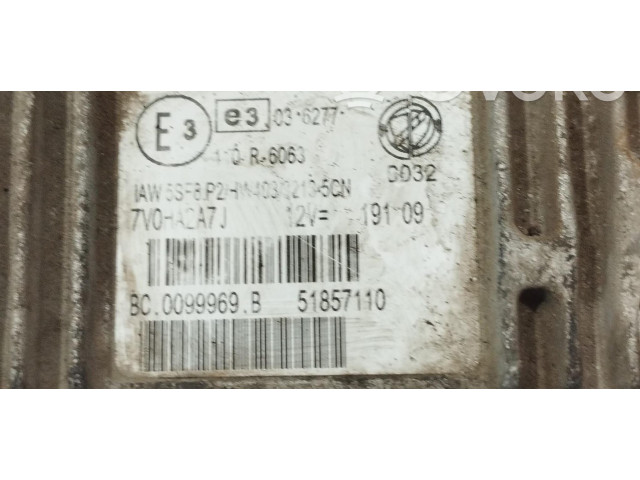 Комплект блоков управления 51857110, 51857110   Fiat Grande Punto