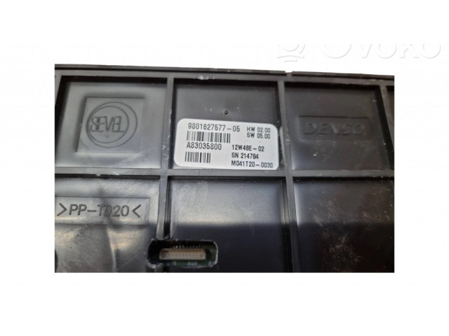 Блок управления климат-контролем A83035800, 980162757705   Citroen Berlingo