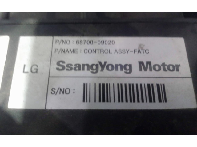 Блок управления климат-контролем 6870009020 SsangYong Actyon sports I