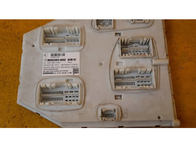 Pojistková skříňka Řídící jednotka BSM A2479001406, A2479017801 Mercedes-enz B W247 2018