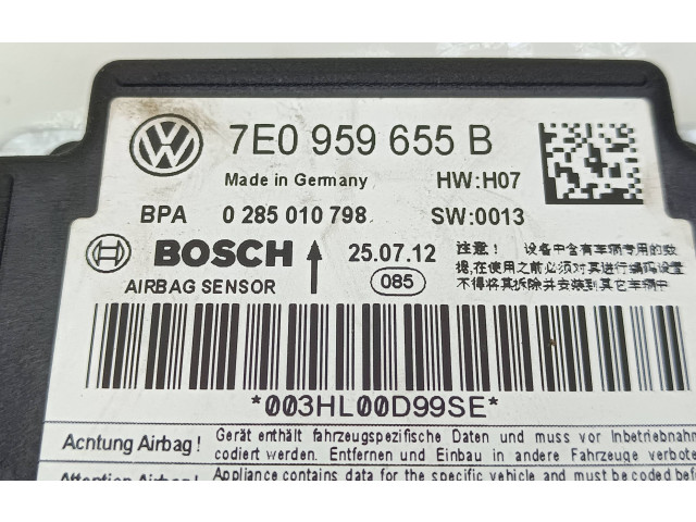 Блок подушек безопасности 7E0959655B, 003HL00D99SE   Volkswagen Transporter - Caravelle T5
