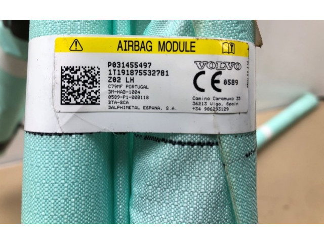 Боковая подушка безопасности 31455497, 31455497 Volvo S60