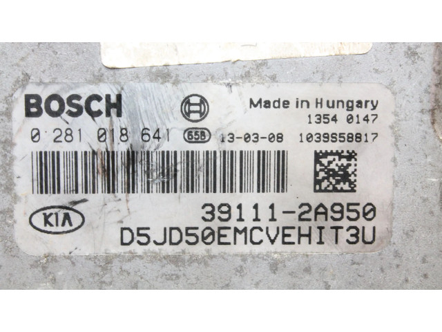 Блок управления двигателя 391112A950 KIA Ceed