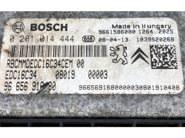 Řídící jednotka Peugeot Bipper 2008