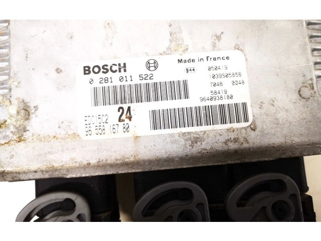 Řídící jednotka 9655816780, 0281011522 Fiat Ulysse 2006