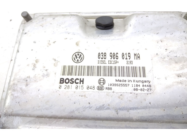 Řídící jednotka 038906019MA, 0281015048 Seat Ibiza III (6L) 2008