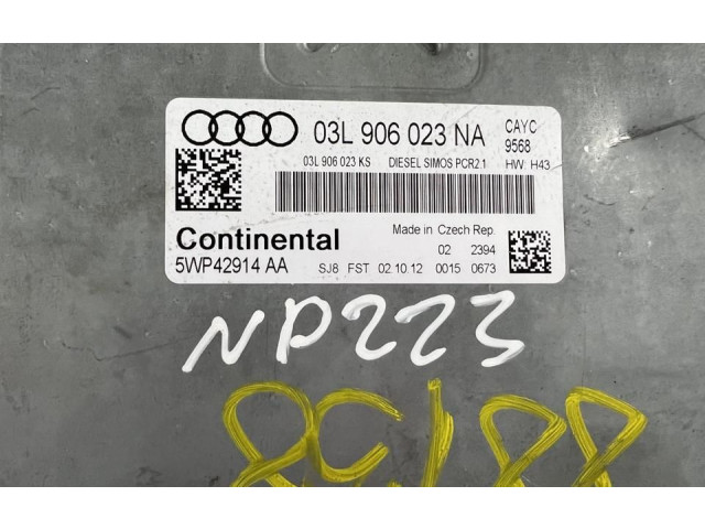 Блок управления двигателя 03L906023NA, NP223   Audi A3 S3 8P