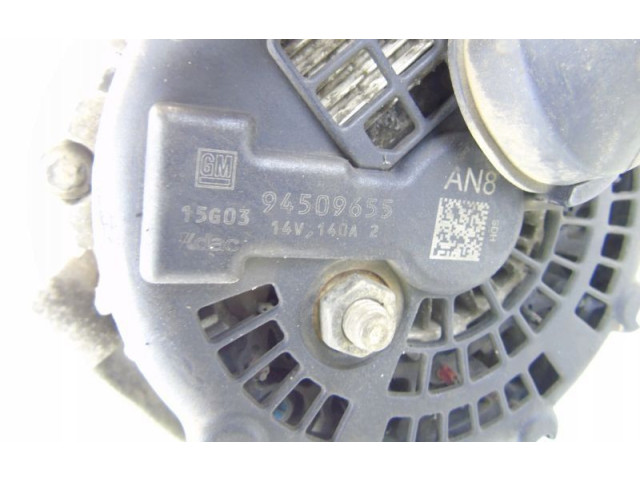 Генератор 94509655 Vauxhall Mokka