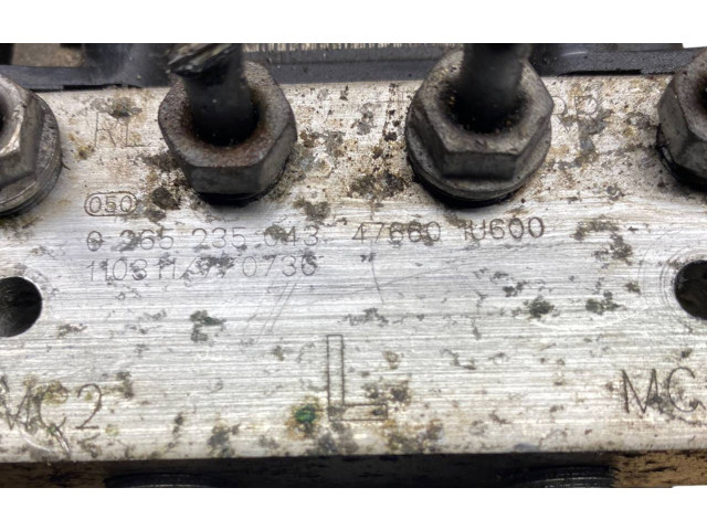 Блок управления двигателем ECU 476601U600, 0265235043   Nissan Qashqai