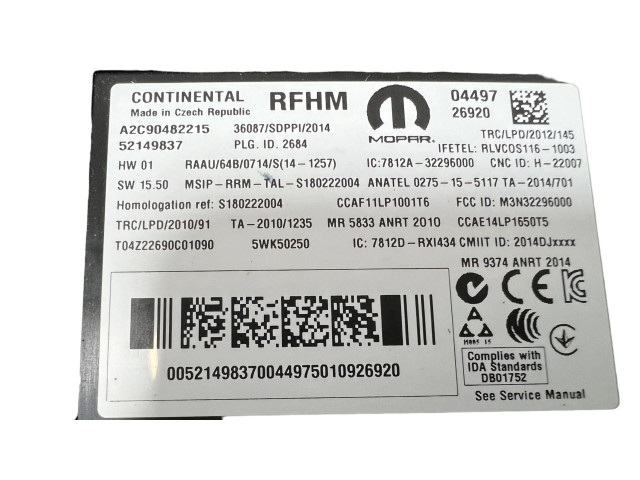 Padangų slėgio valdymo blokas