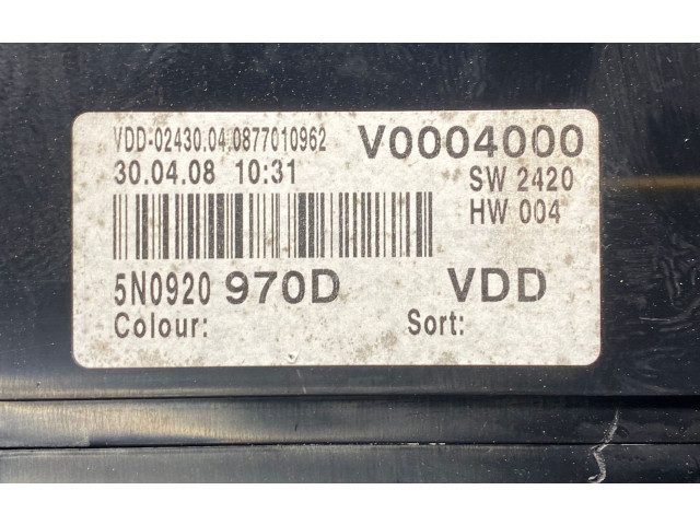 Řídící jednotka 03L906022G, 03L906022HA Volkswagen Tiguan 2008