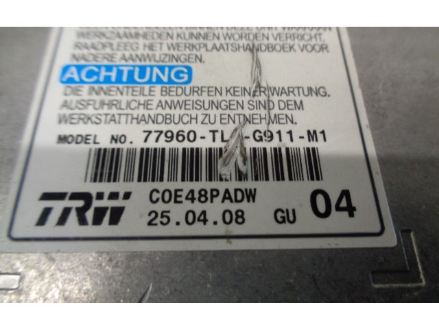 Блок подушек безопасности 77960-TL4-G911   Honda Accord