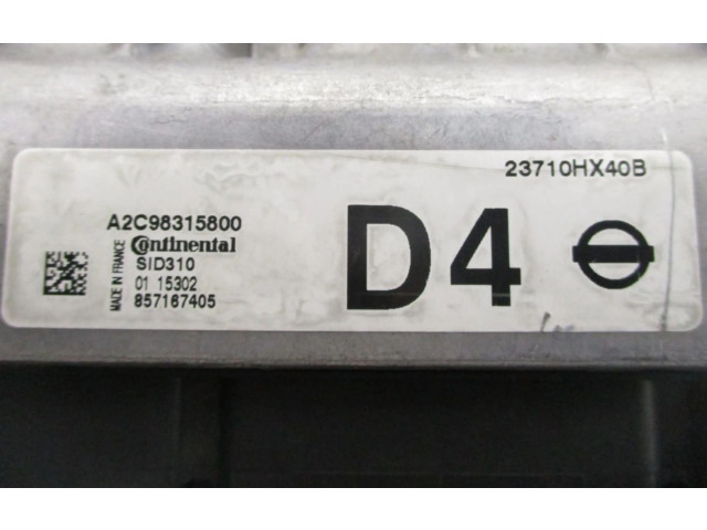 Řídící jednotka 23710HX40B Nissan Qashqai 2015