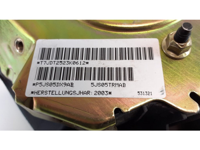 Подушка безопасности водителя P5JS05DX9AB, E509E328538U176 Jeep Cherokee
