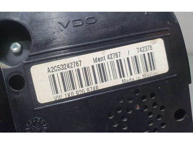 Панель приборов 1K0920874B, A2C53242767   Volkswagen Jetta II       