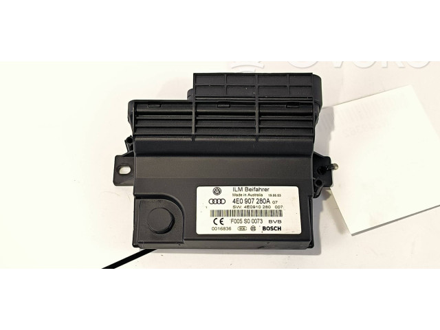Блок управления 4F0907280A, F005S00073   Audi A8 S8 D3 4E