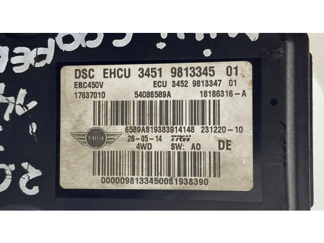 Блок АБС 3451981334501, 9813345 Mini Cooper Countryman R60 2011-2016 года