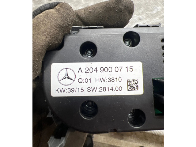 Блок управления климат-контролем A2049000715, 281400   Mercedes-Benz CLS C218 X218