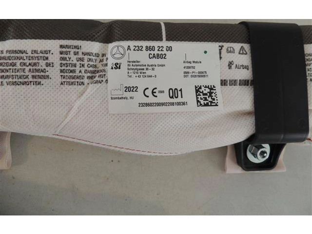 Боковая подушка безопасности A2328602200 Mercedes-Benz SL R232