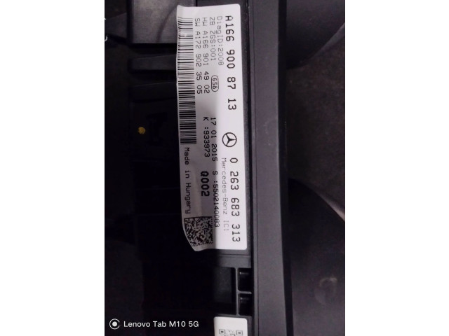 Řídící jednotka 0263683313, 0263683313   Mercedes-Benz ML W166 2015