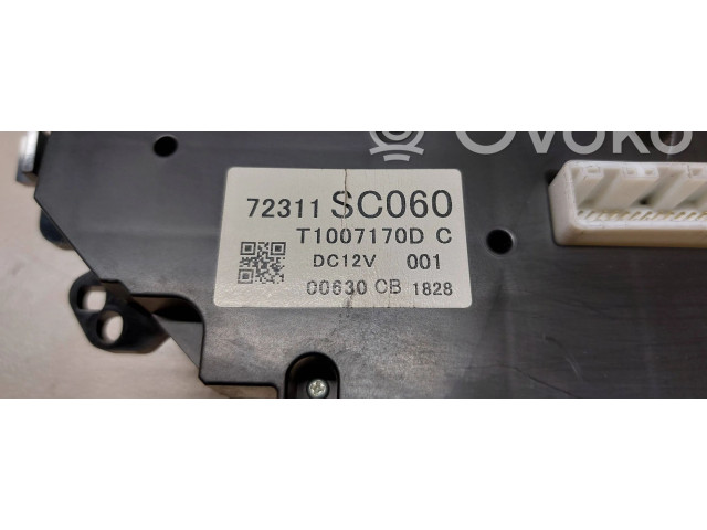 Блок управления климат-контролем 72311SC060, T1007170D   Subaru Forester SH