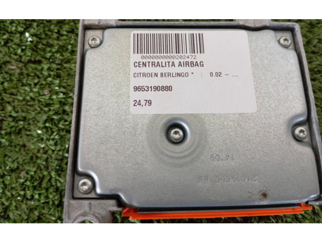 Блок подушек безопасности 9653190880 Citroen Berlingo