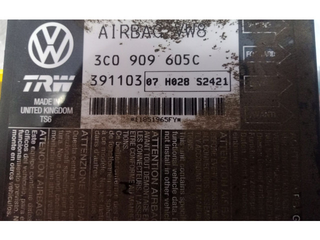 Блок подушек безопасности 3C0909605C, TRW   Volkswagen Passat Alltrack