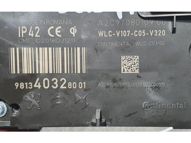 Блок управления 981340328001, A2C9708010900   Citroen Jumper