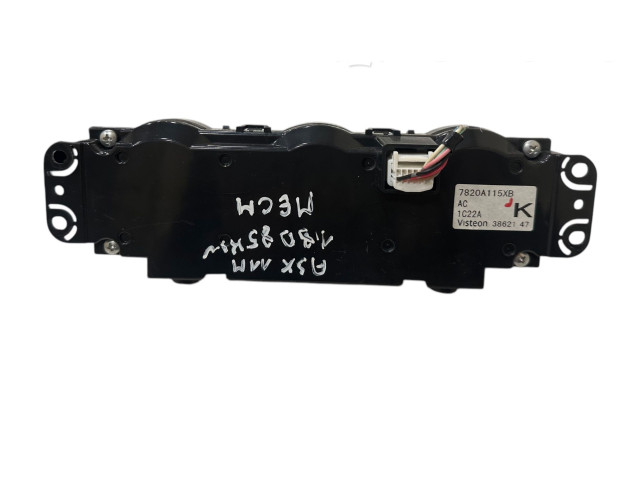 Блок управления климат-контролем 7820A115XB, 1C22A Mitsubishi ASX