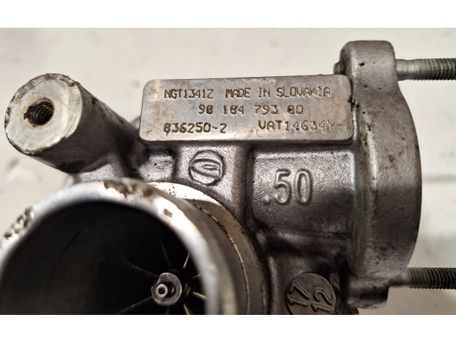 Turbodmychadlo Турбина 9818479380 Peugeot 3008 I