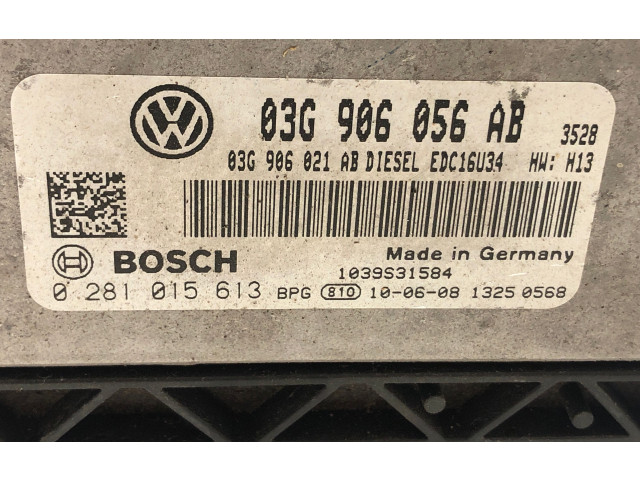 Řídící jednotka 03G906056AB, 0281015613 Volkswagen Caddy 2007