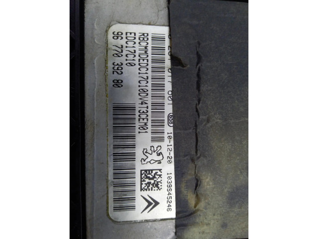 Řídící jednotka 1607697680 Peugeot 206+ 2011