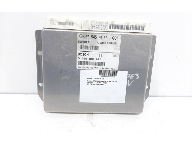 Блок управления АБС 0265109445   Mercedes-Benz A W168