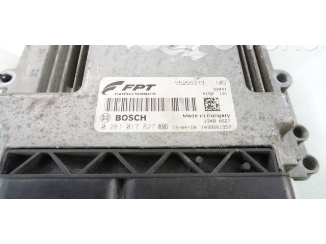 Блок управления двигателя 0281017827   Fiat 500L