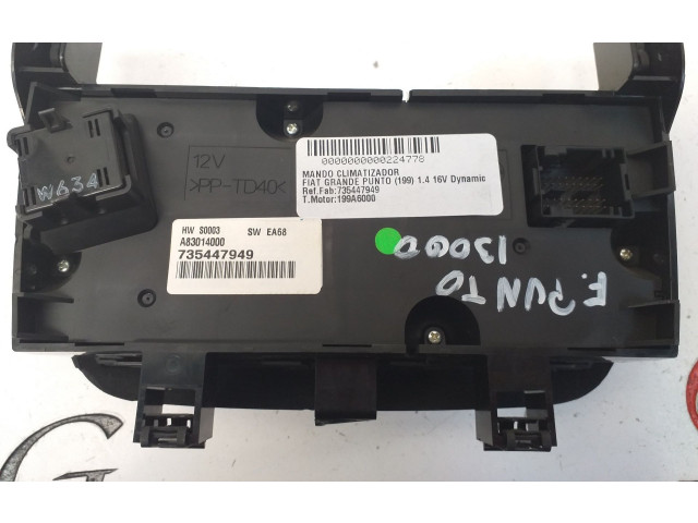 Блок управления климат-контролем 735447949   Fiat Grande Punto