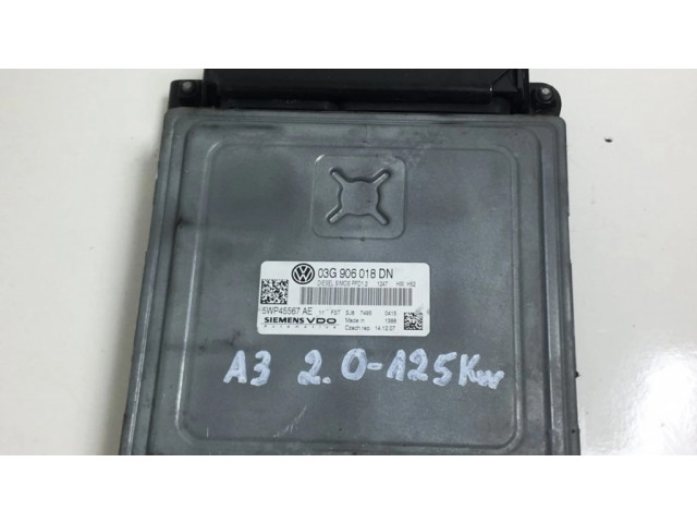 Řídící jednotka 03G906018DN Audi A3 S3 A3 Sportback 8P 2008