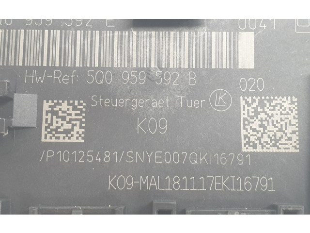 Блок управления 5Q0959592E, 5Q0959592E   Audi Q2 -