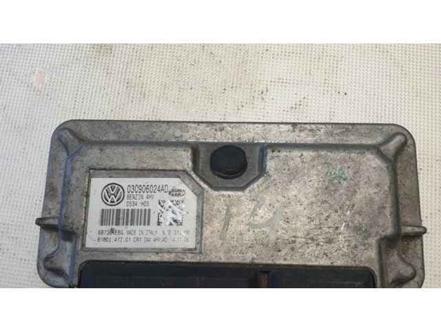 Блок управления двигателя 03C906024AD, 6B73BAEBG   Volkswagen Polo V 6R
