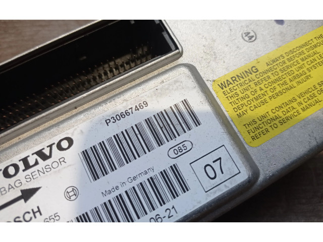 Блок подушек безопасности 0285001655, 30667469 Volvo S60