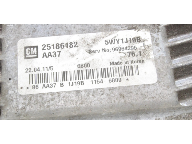 Řídící jednotka 25186182 Chevrolet Cruze 2012