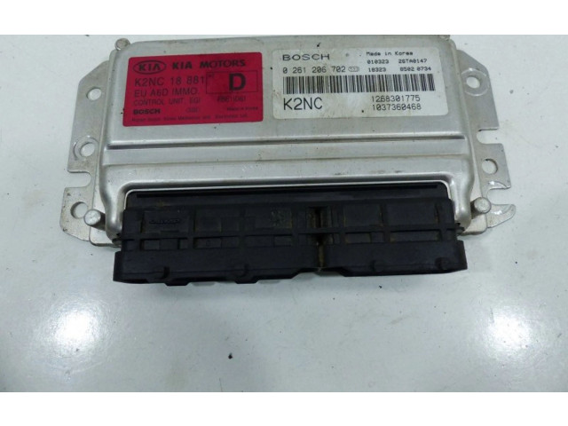 Блок управления двигателем Блок управления 0261206702, IMPRK670345   KIA Shuma