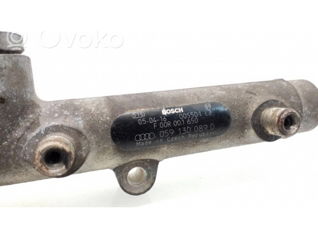 Vstřikovací lišta 059130089D, F00R001650 Audi A4 S4 B7 8E 8H pro naftový motor 3.0 BKN