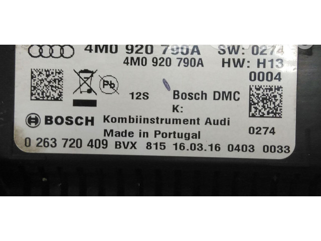 Přístrojová deska Audi Q7 4M 2016 4M0920790A