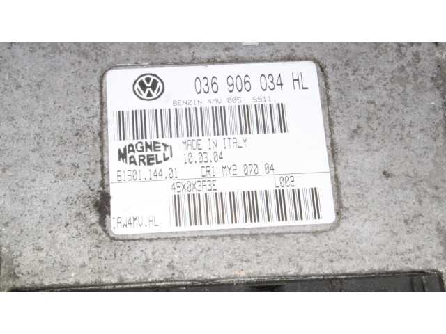 Блок управления двигателя 036906034HL, 6160114401 Volkswagen Polo III 6N 6N2 6NF