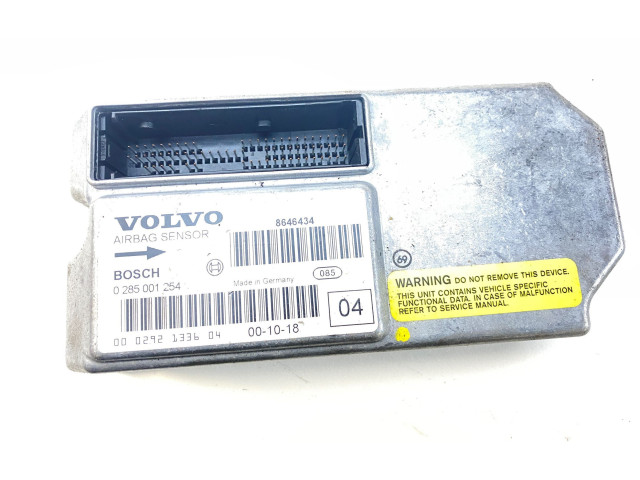 Блок подушек безопасности 8646434, 0285001254 Volvo S60