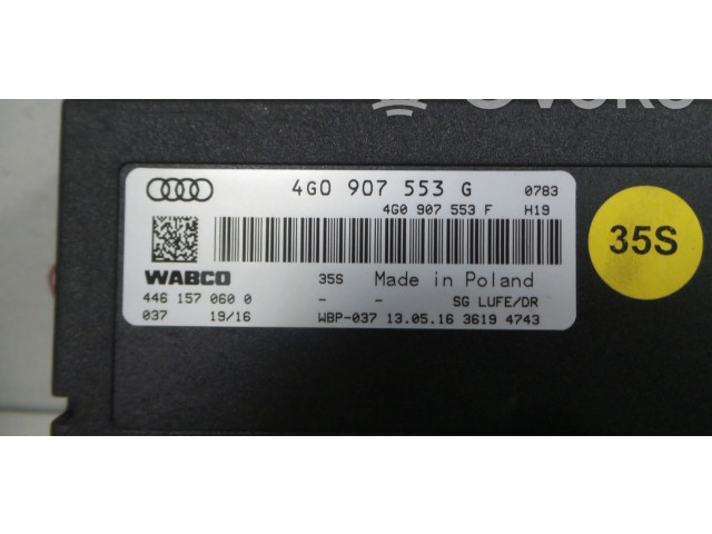Pojistková skříňka Блок управления подвески 4G0907553G, 4G0907553F Audi A6 S6 C7 4G 2016