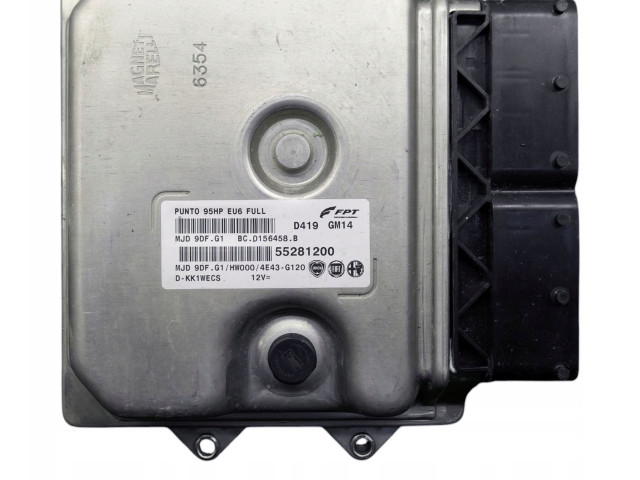 Řídící jednotka 55281200, MJD9DF Fiat Punto Evo 2013