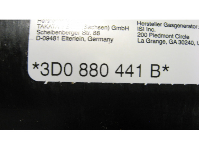 Подушка безопасности в сиденье 3D0880442B Bentley Flying Spur