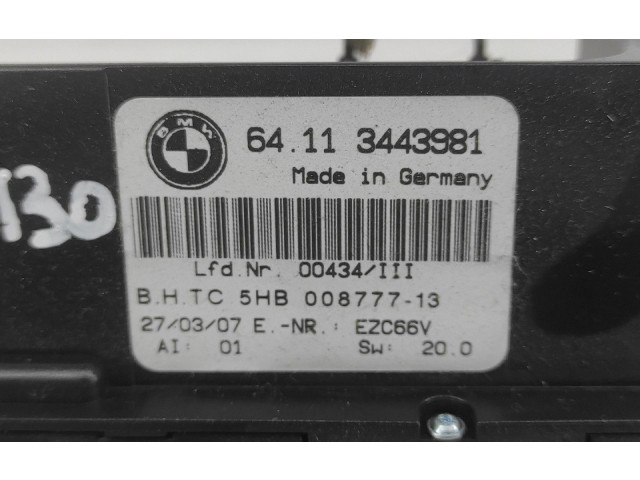 Блок управления климат-контролем 64113443981   BMW X3 E83