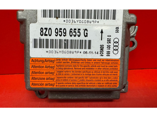 Блок подушек безопасности 8Z0959655G, 0285001698 Audi A2